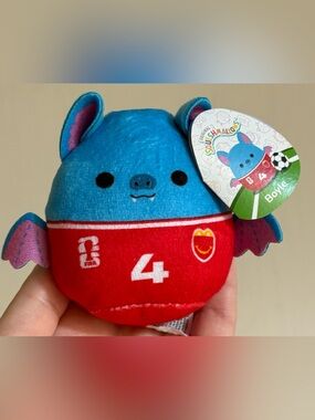 McDonald's Fifa World Cup Blue Fruit Bat Plush with Red Jersey - #4